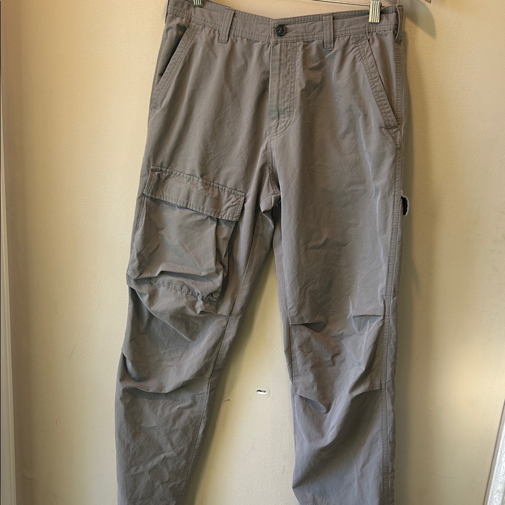 Hugo Boss Men's Light Gray Cargo Pants
